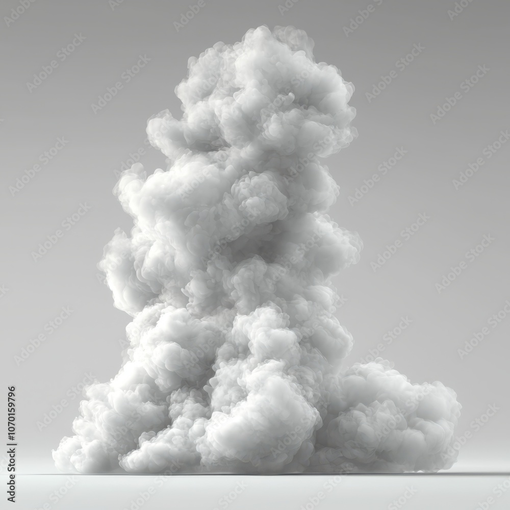 Soft cloud of smoke disperses in various shades of gray creating an ethereal atmosphere Soft cloud of smoke disperses in various shades of gray creating an ethereal atmosphere