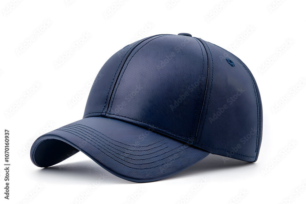 Fototapeta premium Blank Baseball cap mock up, isolated on white background