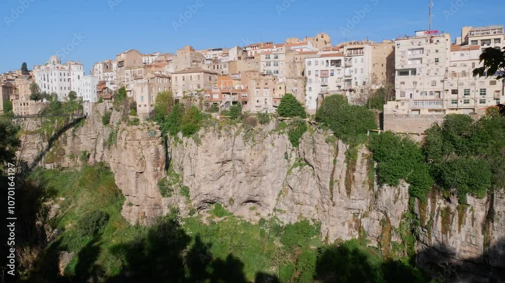 The Rhumel gorge in the beautiful town of Constantine, Algeria The Rhumel gorge in the beautiful town of Constantine, Algeria