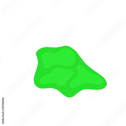 Green slime spill