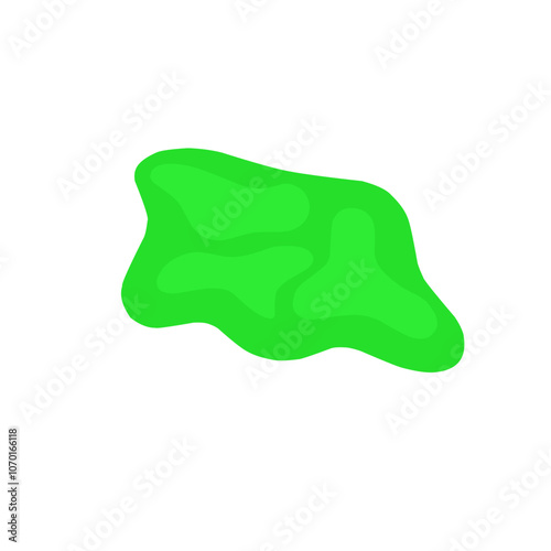 Green slime spill