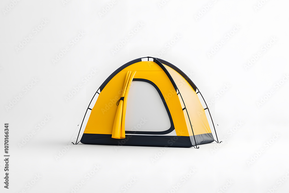 Camping tent isolated on white Camping tent isolated on white