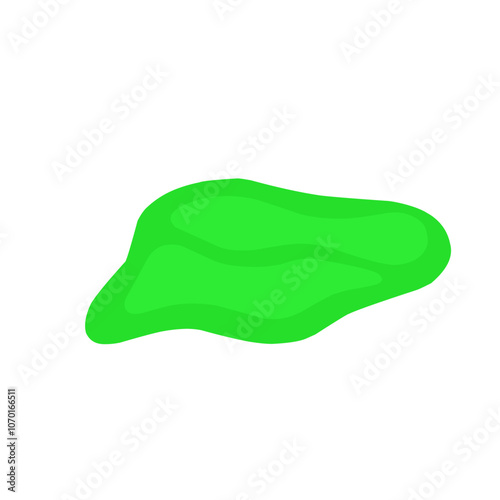 Green slime spill