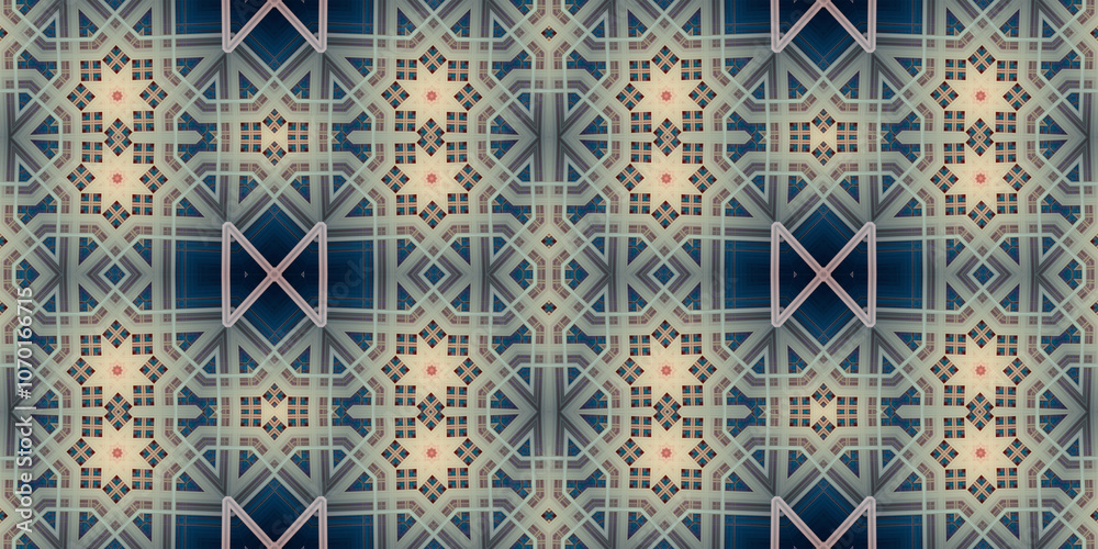 Seamless kaleidoscope pattern. The texture of the woven pattern. Endless pattern Seamless kaleidoscope pattern. The texture of the woven pattern. Endless pattern