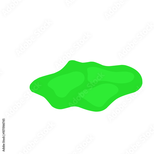 Green slime spill