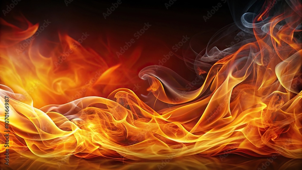 abstract yellow fire and smoke background with leading lines abstract yellow fire and smoke background with leading lines