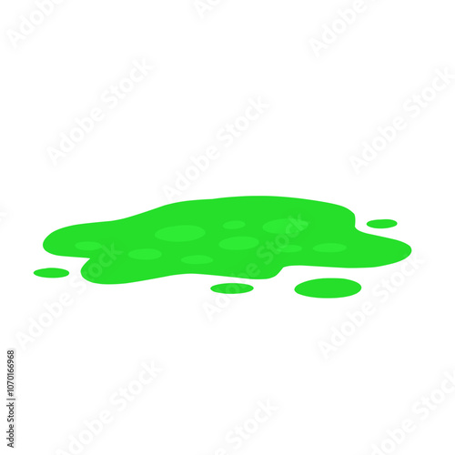 Green slime spill