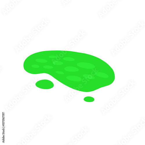 Green slime spill