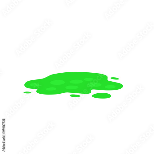 Green slime spill