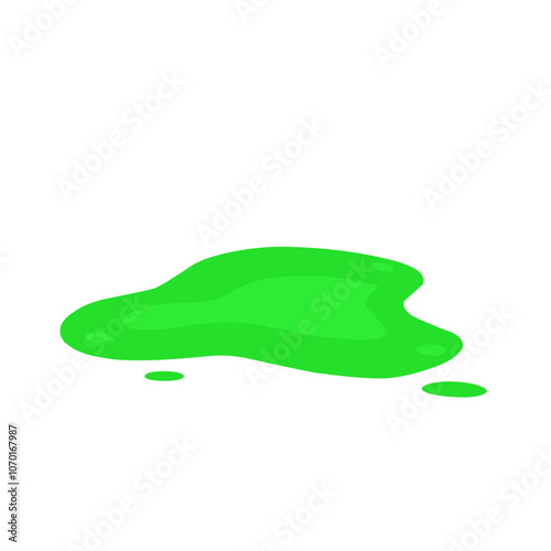 Green slime spill