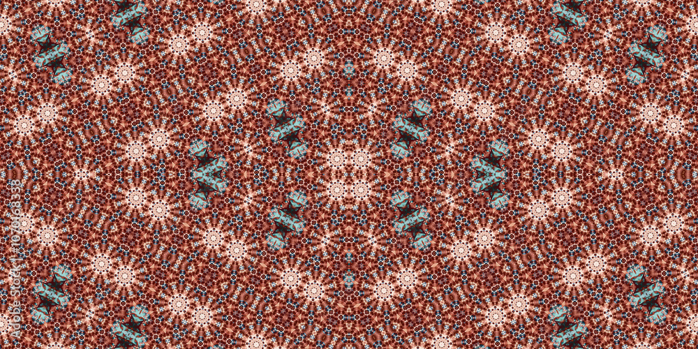 Seamless kaleidoscope pattern. The texture of the woven pattern. Endless pattern Seamless kaleidoscope pattern. The texture of the woven pattern. Endless pattern