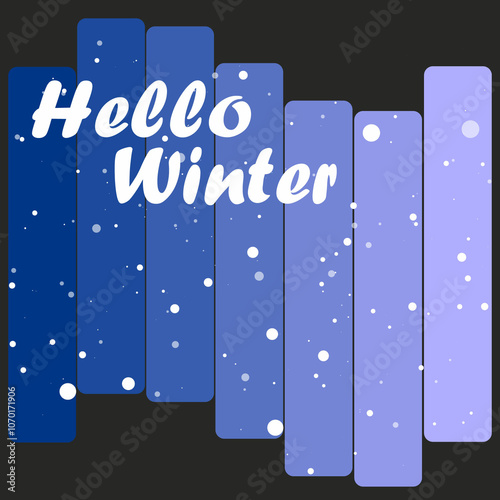 Winter snow background