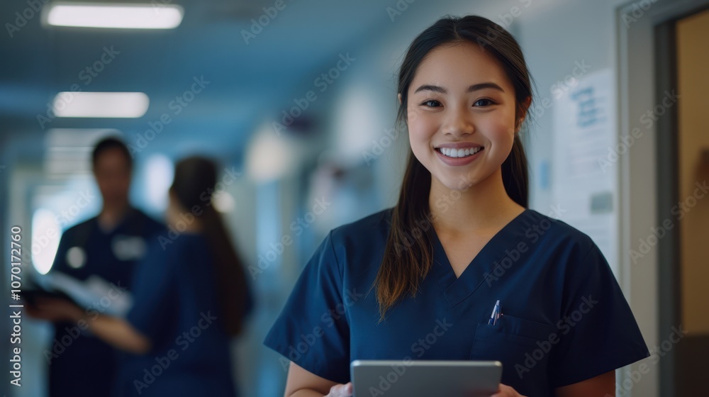The Nurse with a Tablet The Nurse with a Tablet