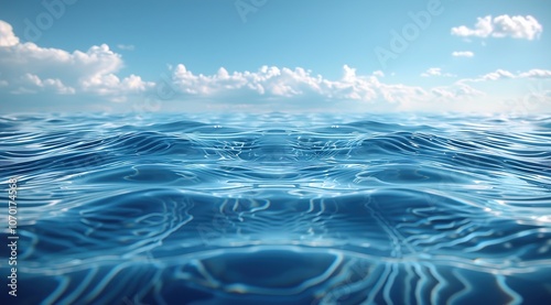 Calm water underwater blurry texture blue background 