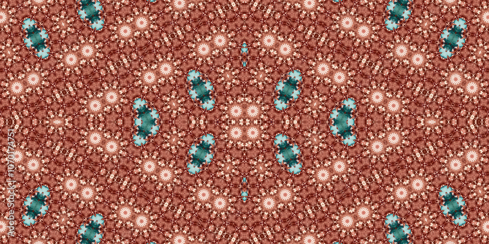 Seamless kaleidoscope pattern. The texture of the woven pattern. Endless pattern Seamless kaleidoscope pattern. The texture of the woven pattern. Endless pattern
