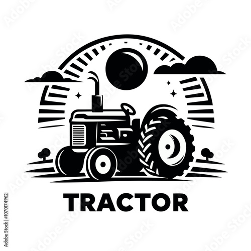 tractor logo illustration