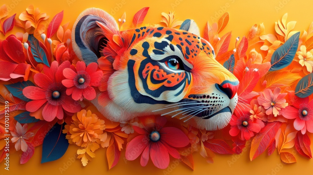 Fototapeta premium Creative Animal Kingdom: Illustrations and Designs