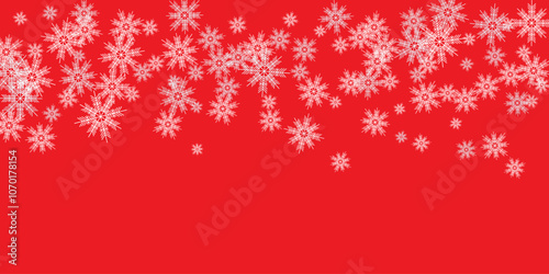 christmas background with snowflakes