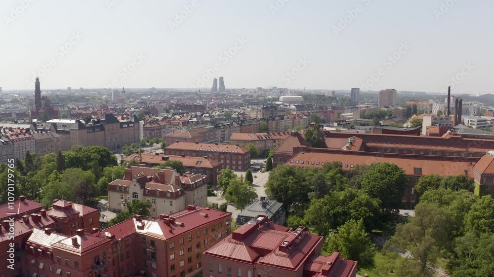 aerial over stockholm