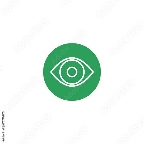 Eye icon isolated on transparent background