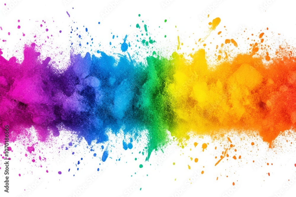 abstract colorful splashes on the white background abstract colorful splashes on the white background