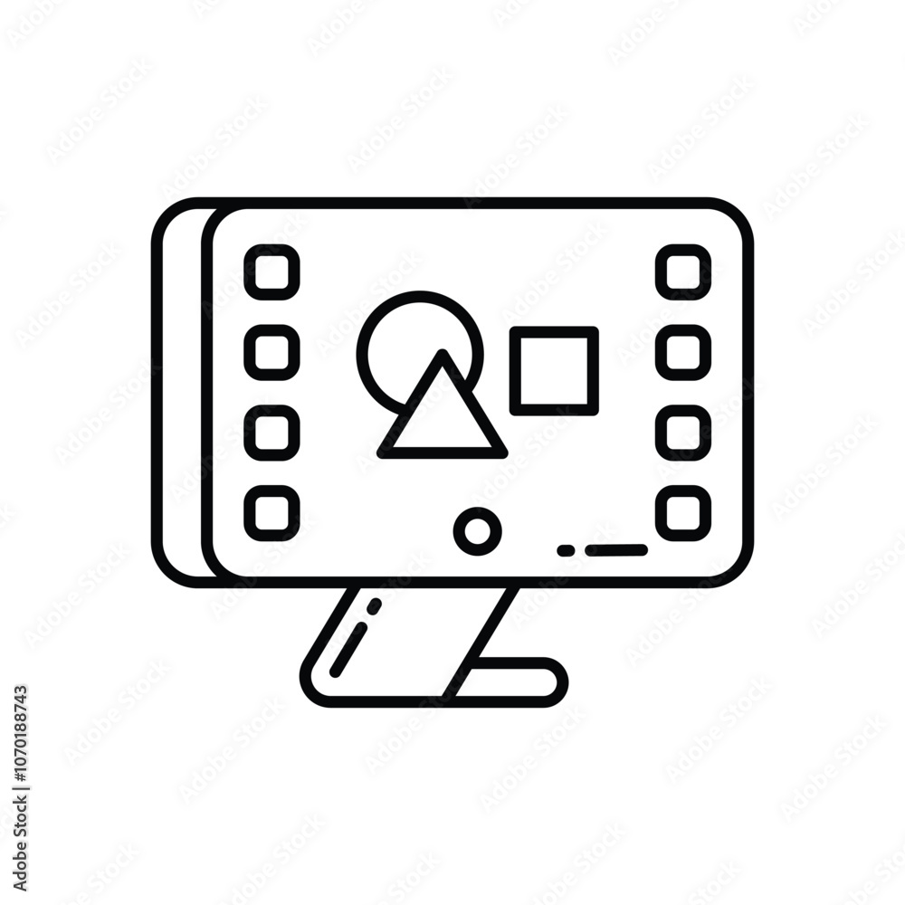 Graphic Designer vector icon stock illustration Graphic Designer vector icon stock illustration