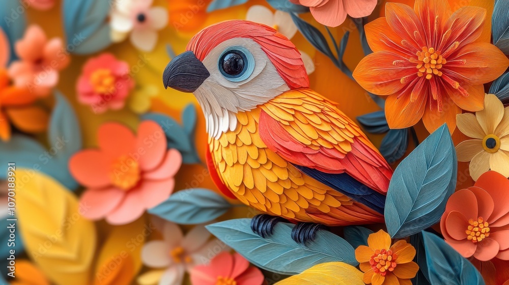 Obraz premium Creative Animal Kingdom: Illustrations and Designs