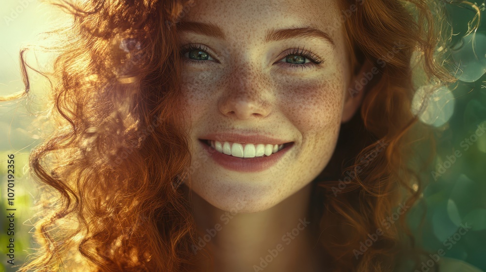 The Smiling Redhead Portrait