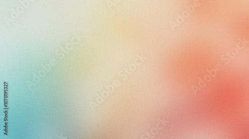 Grainy gradients background. Blurred colored background. Pink orange blue.