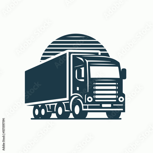truck logo illustration