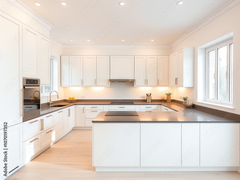 modern kitchen interior