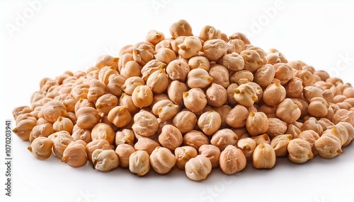 Chick peas on isolate White background, PNG