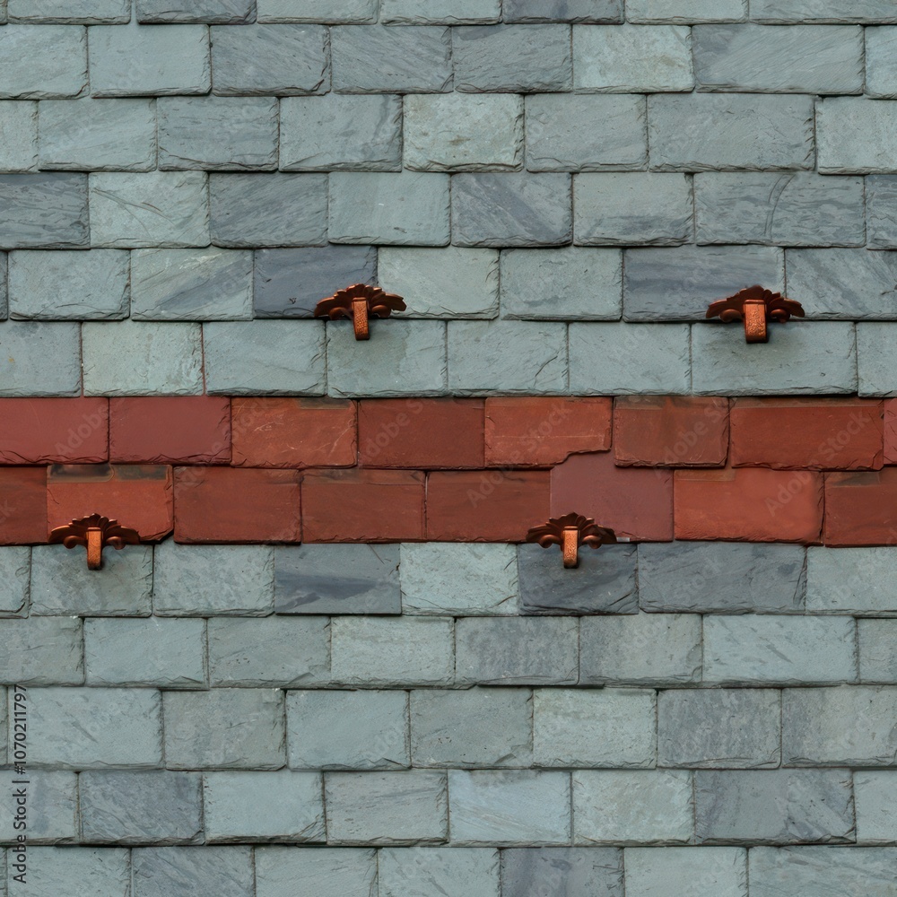 Slate snowy wodden shingle roof tile seamless texture Slate snowy wodden shingle roof tile seamless texture