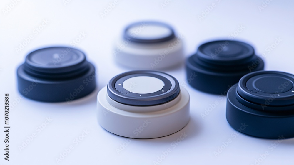 Modern Control Interface: Stylish and Minimalist Buttons Modern Control Interface: Stylish and Minimalist Buttons