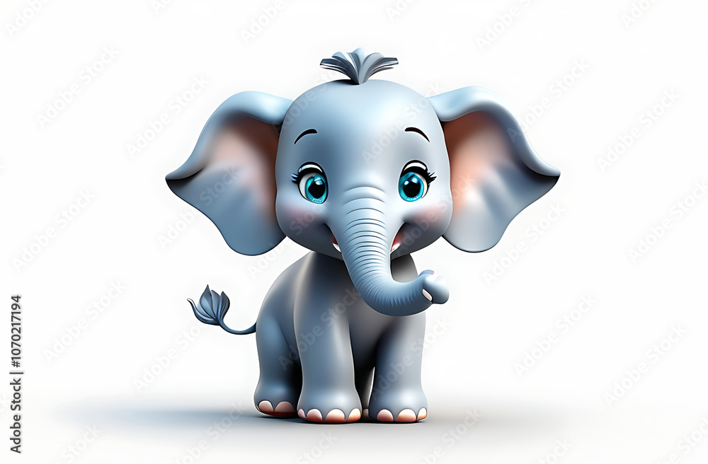 3d cute elephant 3d cute elephant