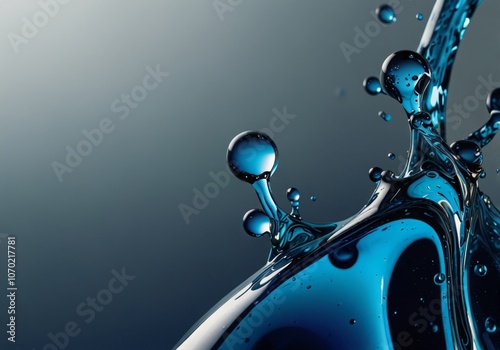 abstract liquid background ,abstract blue liquid