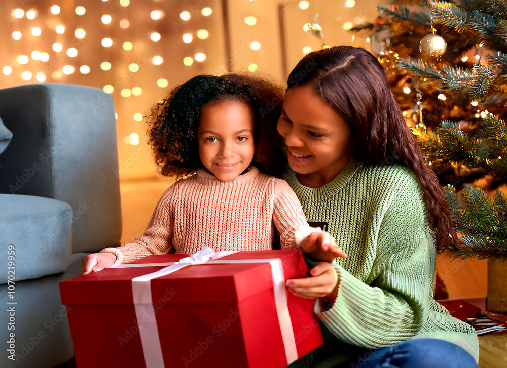 mother and child at christmas mother and child at christmas