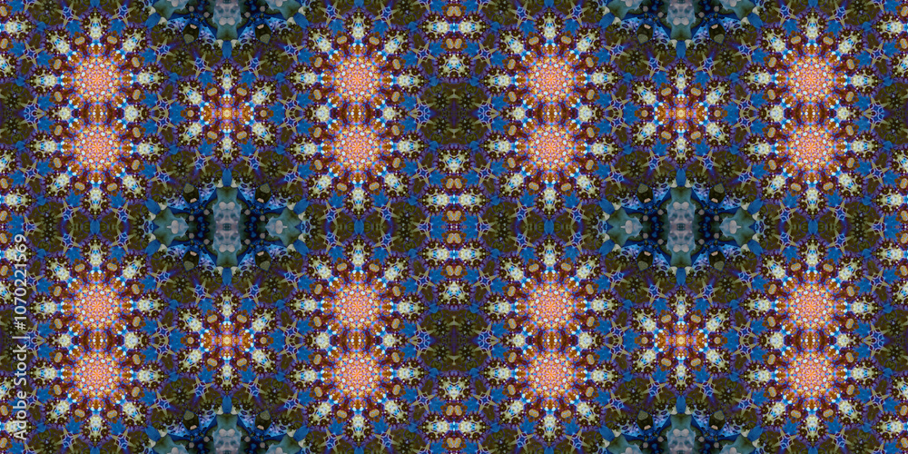 Seamless kaleidoscope pattern. The texture of the woven pattern. Endless pattern Seamless kaleidoscope pattern. The texture of the woven pattern. Endless pattern