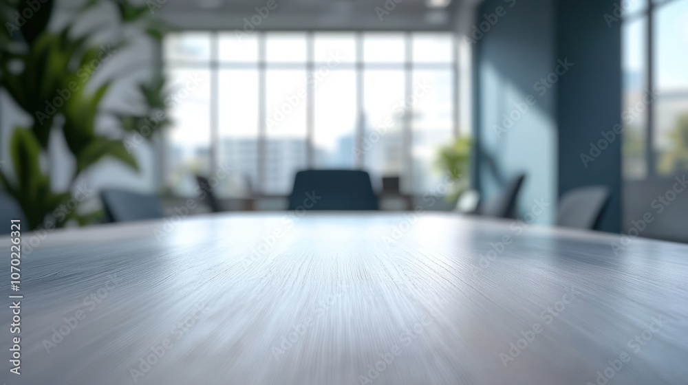 Fototapeta premium The Modern Office Conference Table