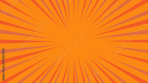 Comic background with orange color