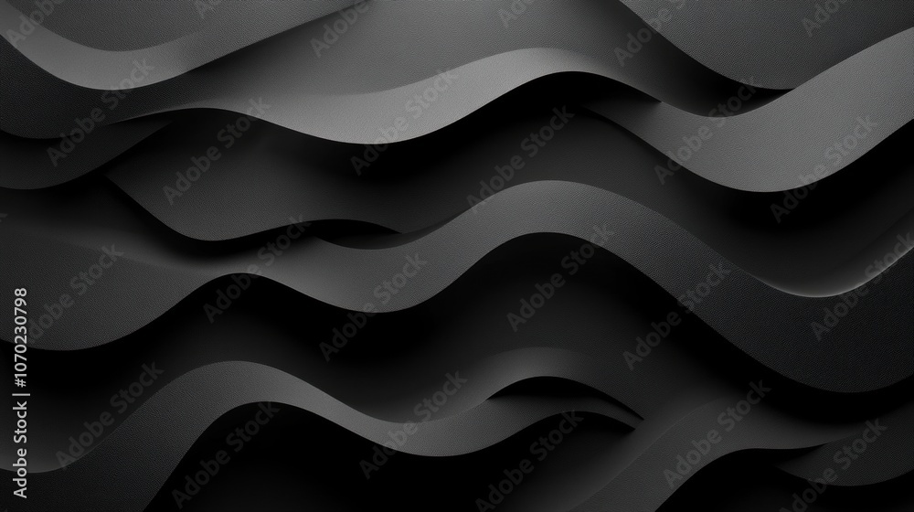 Abstract black wavy background. Ideal for modern website, branding, or social media posts. Abstract black wavy background. Ideal for modern website, branding, or social media posts.