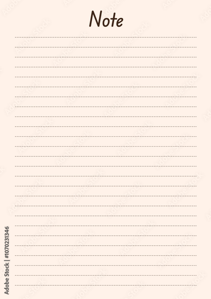 Planner note template, daily, weekly planner, minimalist template page, organiser on beige background for schedule, organization, office, school, paper Planner note template, daily, weekly planner, minimalist template page, organiser on beige background for schedule, organization, office, school, paper