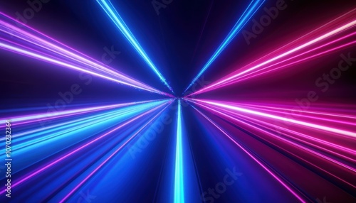 Neon Speed Lines.