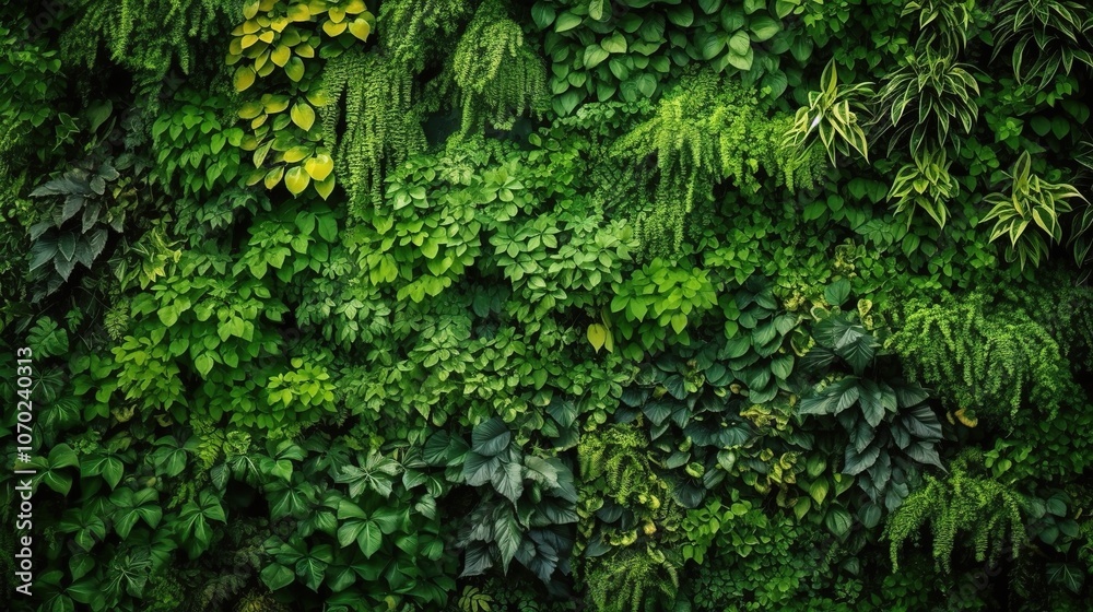 Lush Greenery Background for Nature and Relaxation Lush Greenery Background for Nature and Relaxation