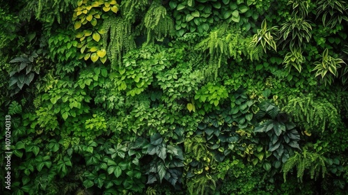 Lush Greenery Background for Nature and Relaxation