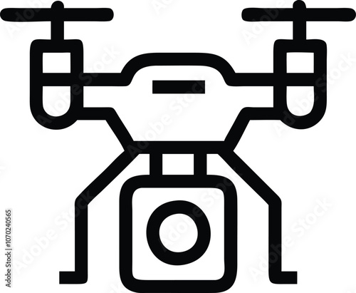 Drone icon vector