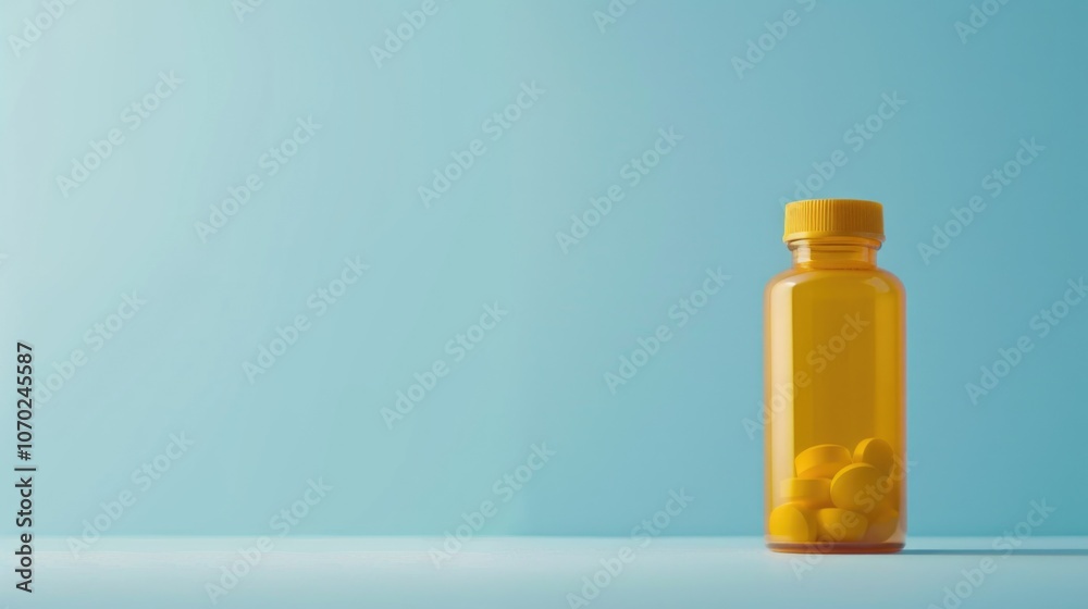 Medicine Tablets in Bottle Medicine Tablets in Bottle