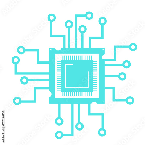 Electronic Microchip Circuits