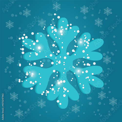 Volumetric snowflake #2