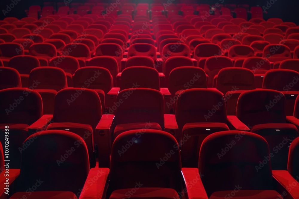 Naklejka premium Empty Movie Theater